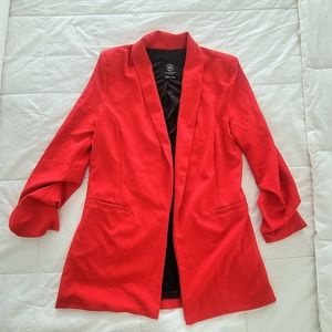Red, Stretch Blazer